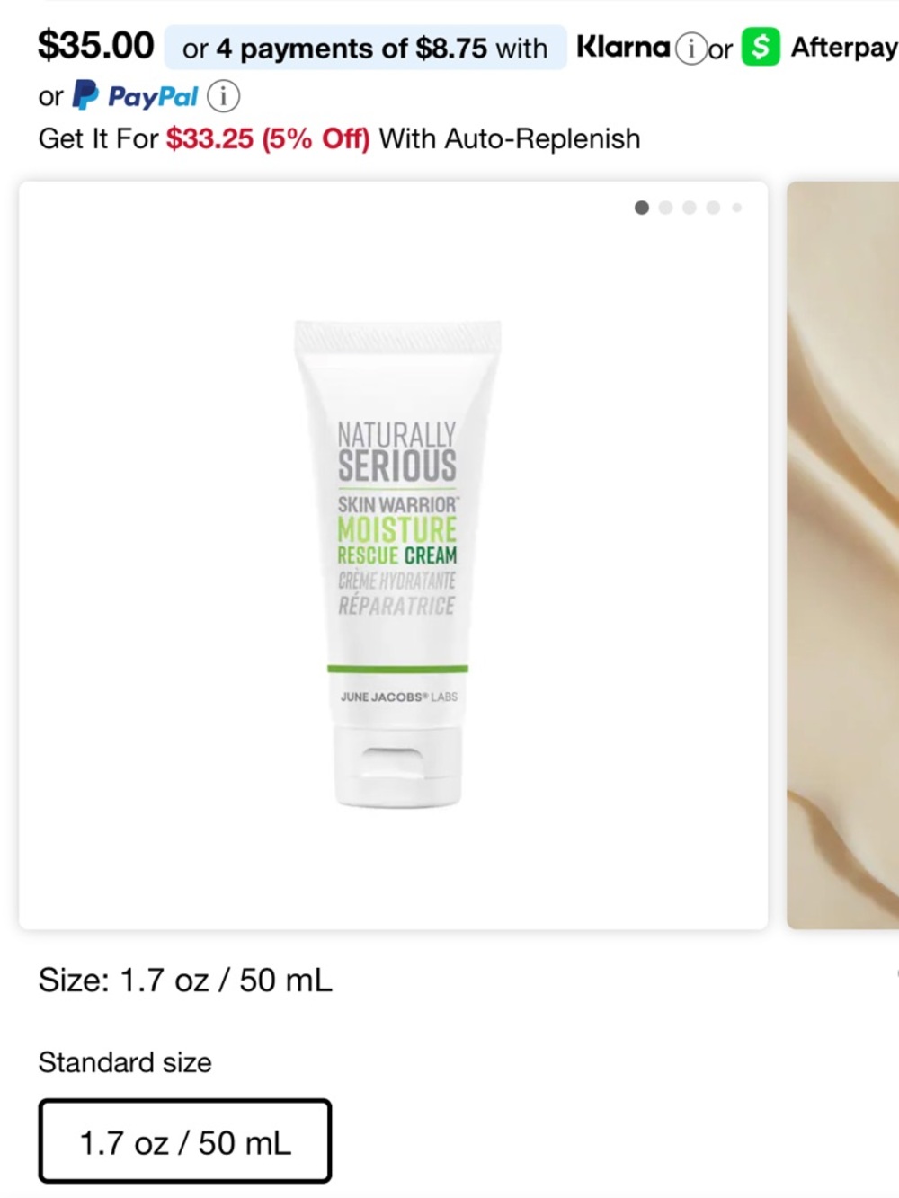 Skin WarriorMoisture Rescue Cream